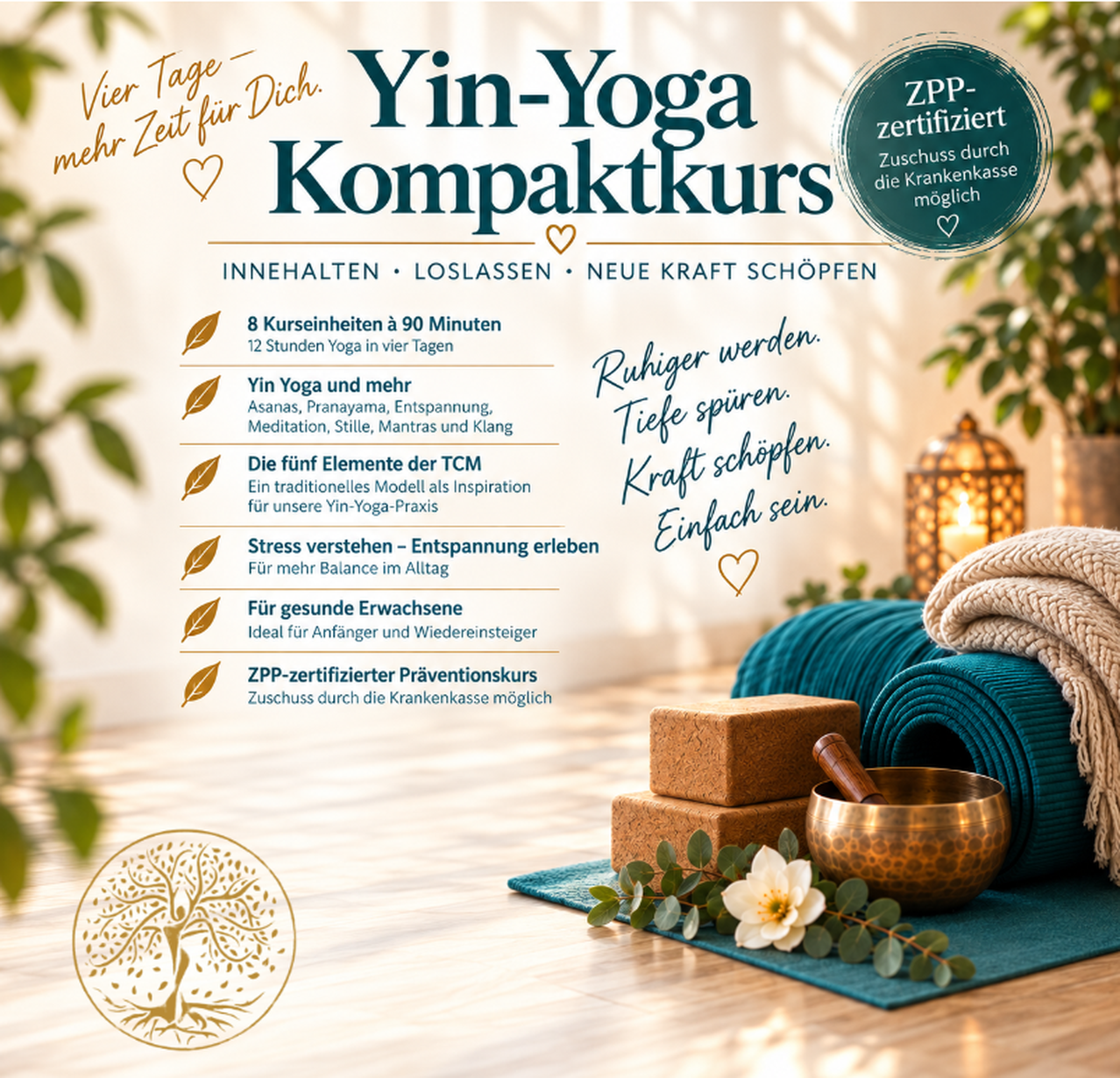 Mehr über den Artikel erfahren Was ist ein Yoga-Kompaktkurs – und für wen kann er sinnvoll sein?