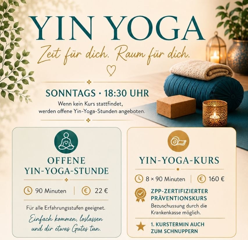 Mehr über den Artikel erfahren Yin Yoga in Stuttgart-Zuffenhausen – aktuelle Kurse & Termine