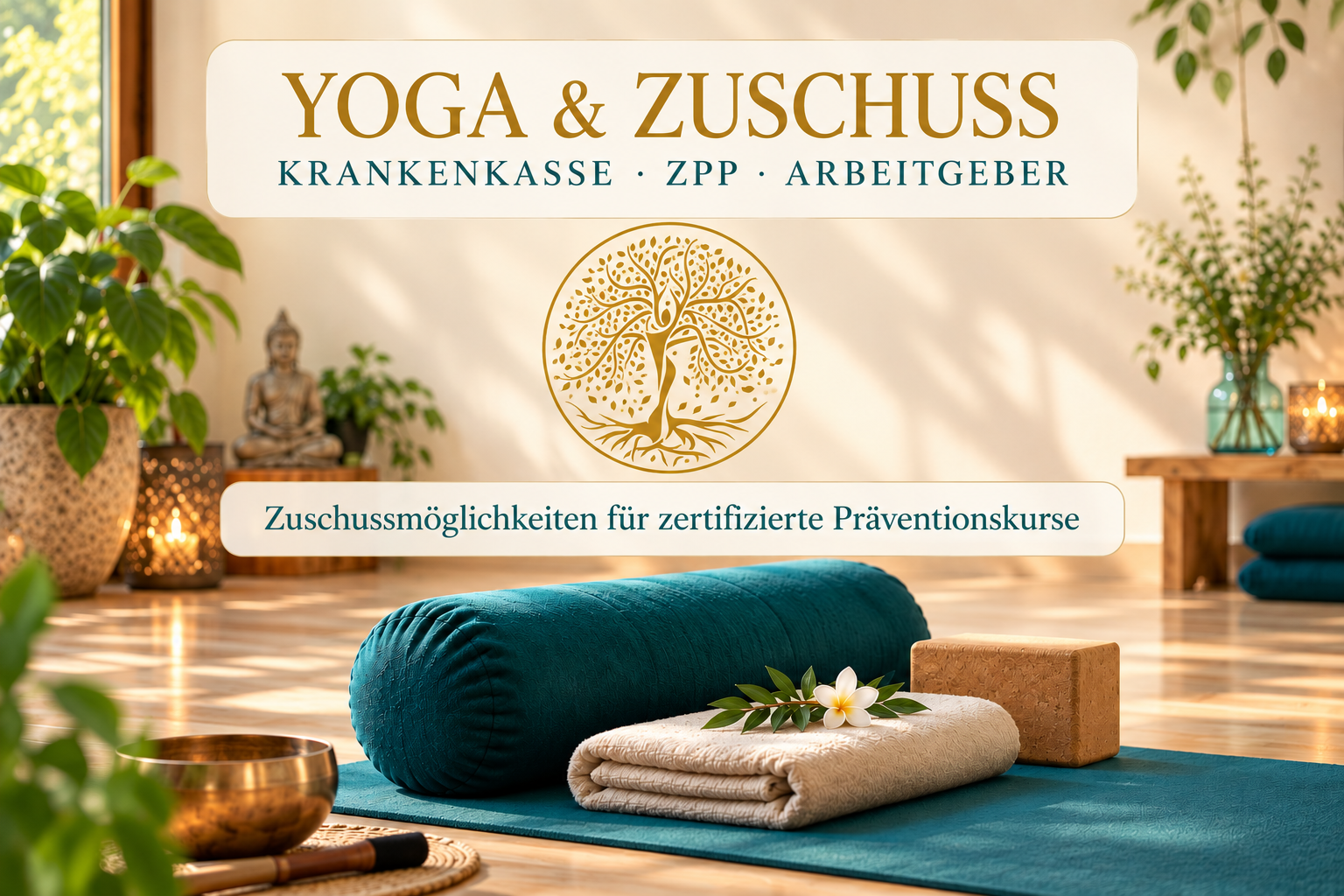 Mehr über den Artikel erfahren Yogakurs & Krankenkasse – welche Zuschüsse sind möglich?